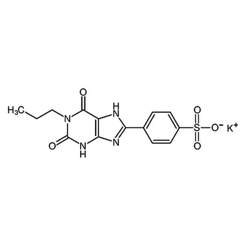 1-프로필基-8-(4-술폰산基페닐)黄퓨린칼륨염수화물