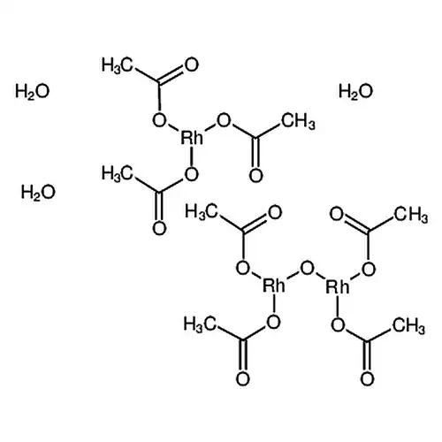 헥실(아세트산根)-μ-산소三(水)三铑(III)아세트산염