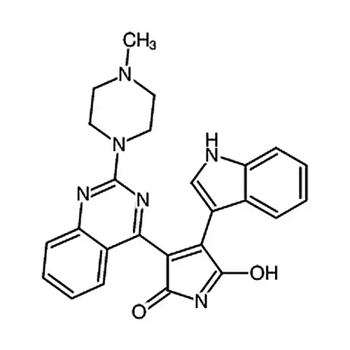 3-(1H-인돌-3-基)-4-[2-(4-메틸哌嗪-1-基)喹唑啉-4-基]피롤-2,5-二케톤
