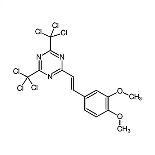 2-(3,4-二메틸산소基벤젠에틸렌基)-4,6-双(三염소메틸)-1,3,5-三嗪
