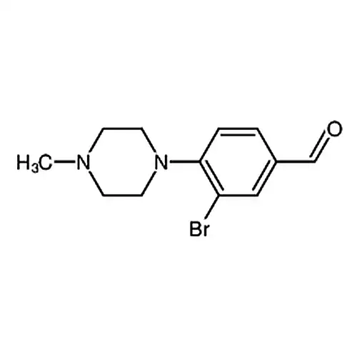 3-브롬-4-(4-메틸-1-哌嗪基)벤젠포름알데히드
