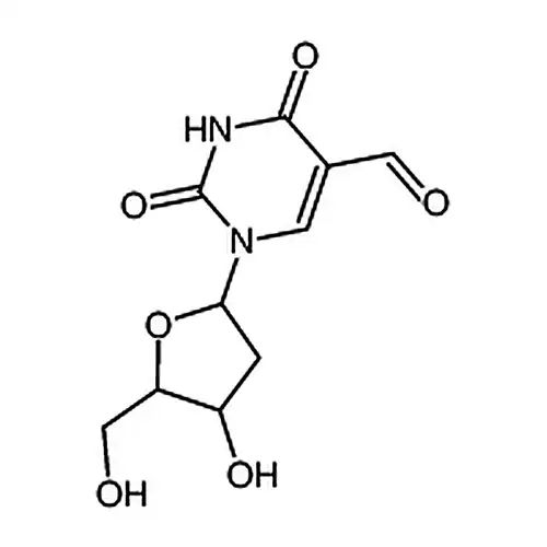 1-((2R,4S,5R)-4-Hydroxy-5-(hydroxymethyl)tetrahydrofuran-2-yl)-2,4-dioxo-1,2,3,4-tetrahydropyrimidine-5-carbaldehyde