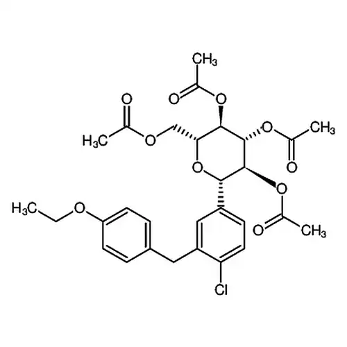 (2R,3R,4R,5S,6S)-2-(エチル酰酸素基メチル)-6-(4-塩素-3-(4-エチル酸素基ベンジル)フェニル)四水素-2H-吡喃-3,4,5-三yl 三酢酸エステル