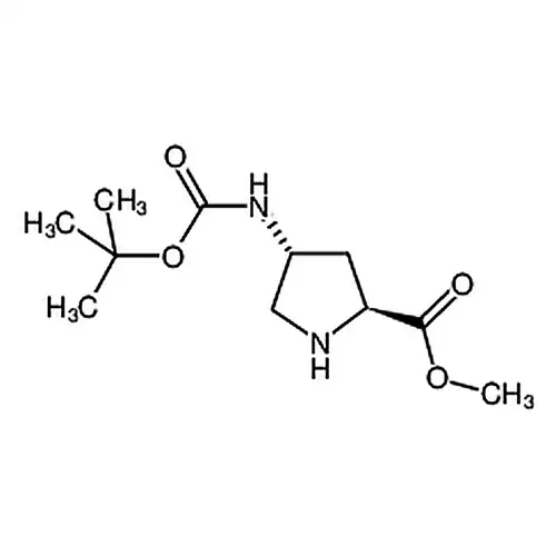 (2S,4R)-Methyl 4-(tert-butoxycarbonylamino)pyrrolidine-2-carboxylate