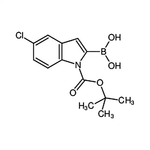 (1-(叔бутилкислорода羰基)-5-хлора-1H-индол-2-基)борная кислота