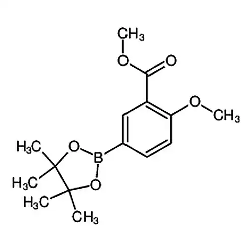 2-메틸산소基-5-(4，4，5，5-四메틸-1，3，2-二산소붕소杂环펜틸알칸-2-基)벤젠개미산메틸에스테르