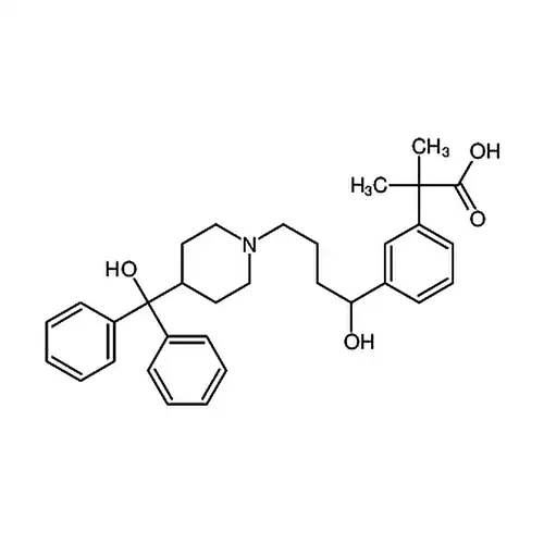 2-(3-(1-Hydroxy-4-(4-(hydroxydiphenylmethyl)piperidin-1-yl)butyl)phenyl)-2-methylpropanoic acid