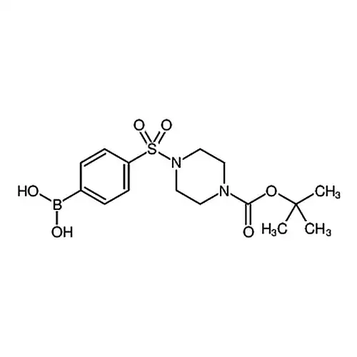 4-(4-(叔-ブチル酸素基羰基)哌嗪-1-基磺酰)フェニルホウ酸