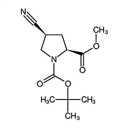 顺式-N-boc-4-氰基-L-脯氨酸メチルエステル