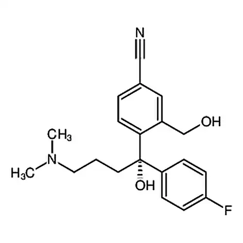 (S)-4-[4-(二метиламин基)-1-(4-фторафенил)-1-(гидроксибутил基)-3-(гидроксиметил)бензол腈