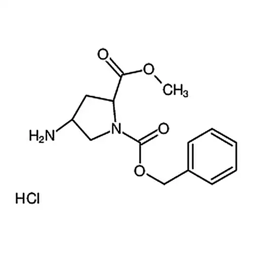 (2R,4S)-1-Benzyl 2-methyl 4-aminopyrrolidine-1,2-dicarboxylate hydrochloride