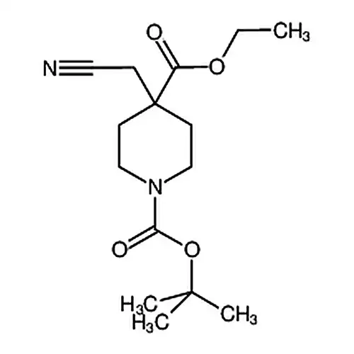 4-(氰基메틸)-1，4-哌啶二羧산-1-(1，1-디메틸에틸)4-에틸에스테르