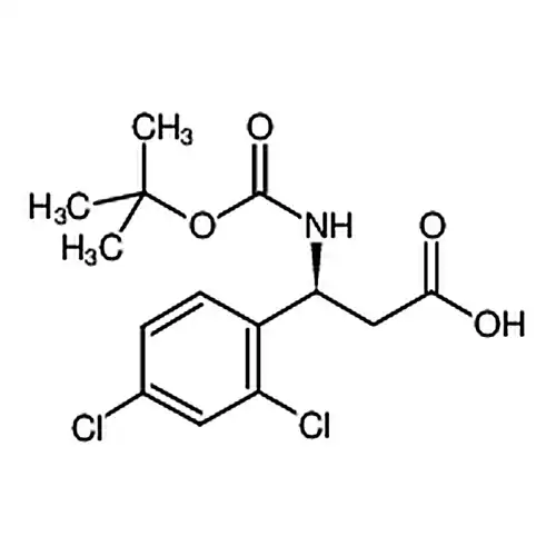 N-Boc-(S)-3-アミノ-3-(2,4-二塩素フェニル)-プロピオン酸
