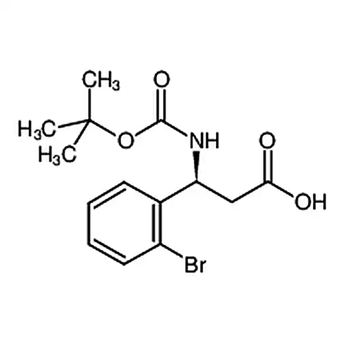 boc-(s)-3-амино-3-(2-бромафенил)-пропионовая кислота
