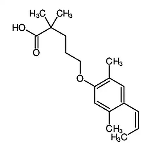 5-(2,5-Dimethyl-4-(prop-1-en-1-yl)phenoxy)-2,2-dimethylpentanoic acid
