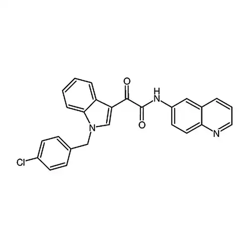 2-(1-(4-хлорабензил)-1H-индол-3-基)-2-кислорода代-N-(хинолин-6-基)этиламид