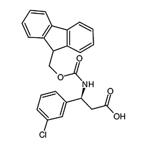 (S)-3-((((9H-Fluoren-9-yl)methoxy)carbonyl)amino)-3-(3-chlorophenyl)propanoic acid