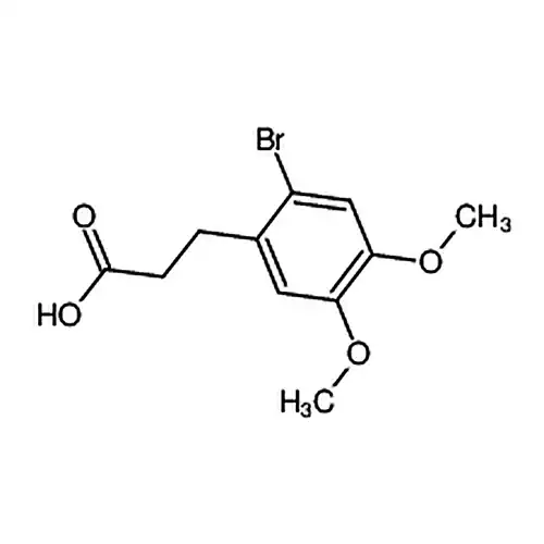 3-(2-브롬-4，5-二메틸산소基페닐)프로피온산
