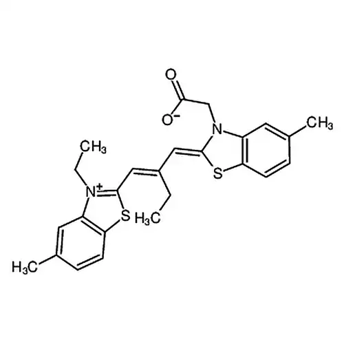 수산화2-[2-[3-(羧메틸)-5-메틸-2(3H)-벤젠并티아졸亚基메틸]-1-부틸엔基]-3-에틸-5-메틸벤젠