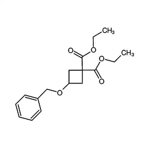 3-(苄산소基)环부틸알칸-1，1-二개미산二에틸에스테르