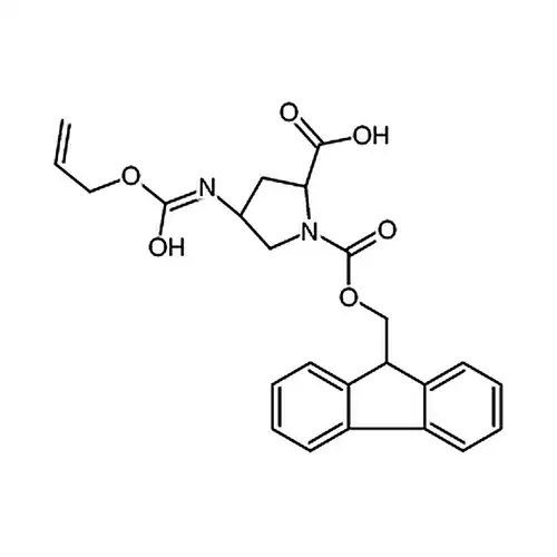(2R,4S)-4-Alloc-amino-1-Fmoc-Pyrrolidine-2-carboxylic acid