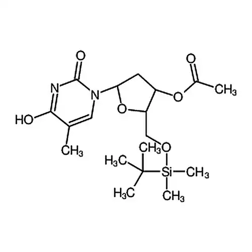 (2R，3S，5R)-2-(((tert-butyldimethylsilyl)oxy)methyl)-5-(5-methyl-2，4-dioxo-3，4-dihydropyrimidin-1(2H)-yl)tetrahydrofuran-3-yl acetate