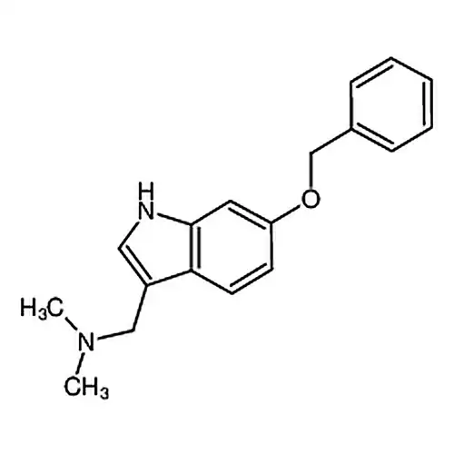 1-(6-(苄산소基)-1H-인돌-3-基)-N，N-디메틸메틸아민
