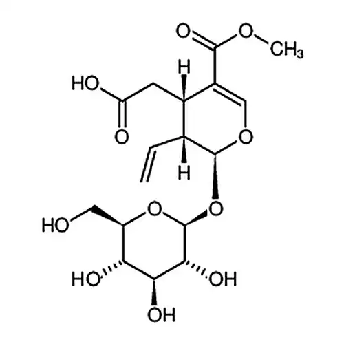 2-((2S,3R,4S)-5-(метилкислорода基羰基)-2-(((2S,3R,4S,5S,6R)-3,4,5-三гидрокси-6-(羟метил)四водорода-2H-吡喃-2-基)кислорода基)-3-этилен基-3,4-二водорода-2H-吡喃-4-基)уксусная кислота