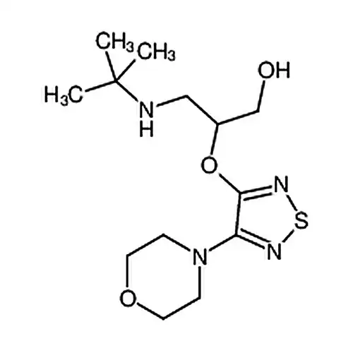 3-(tert-Butylamino)-2-((4-morpholino-1,2,5-thiadiazol-3-yl)oxy)propan-1-ol