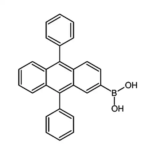 9,10-二フェニル蒽-2-ホウ酸 (含不同量的無水物)