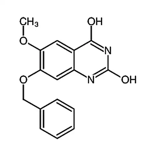7-(苄酸素基)-6-メチル酸素基喹唑啉-2，4(1H，3H)-二ケトン