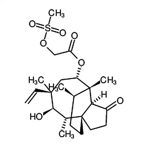 (3AS,4S,5S,7R,8R,9S,9aR,12R)-8-hydroxy-4,7,9,12-tetramethyl-3-oxo-7-vinyldecahydro-4,9a-propanocyclopenta[8]annulen-5-yl 2-((methylsulfonyl)oxy)acetate