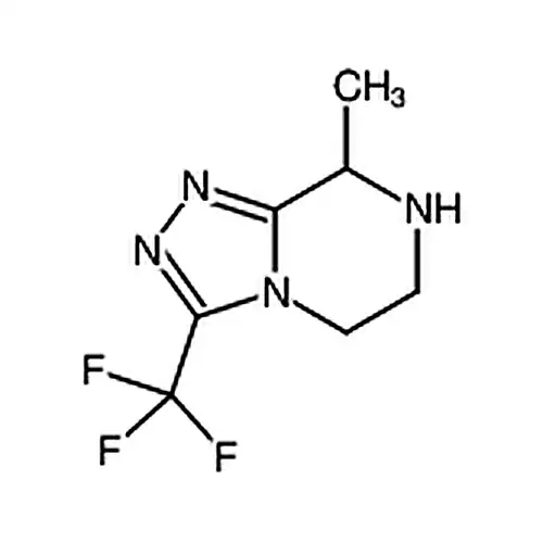 8-метил-3-(三фтораметил)-5,6,7,8-四водорода-[1,2,4]三唑并[4,3-a]пиразин
