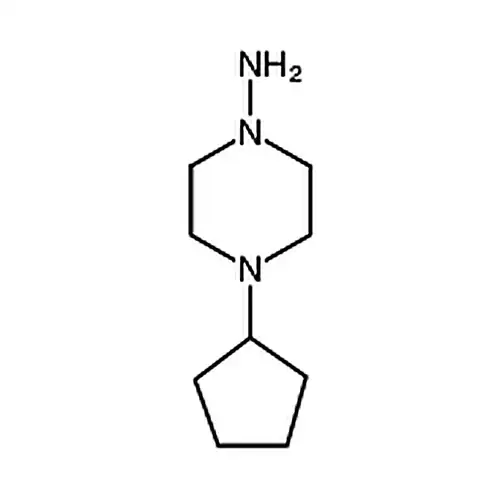4-Cyclopentylpiperazin-1-amine