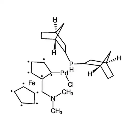 塩化(二-2-降冰片聚膦)(2-ジメチル氨メチル二茂鉄-1-基)钯(Ⅱ)
