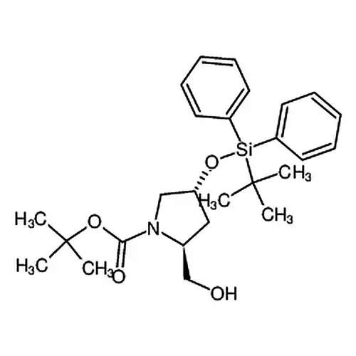 (2S，4R)-4-((tert-부틸二페닐메틸규소알칸基)산소基)-2-(羟메틸)피롤알칸-1-개미산叔부틸에스테르