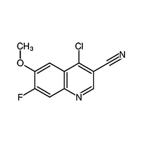 4-CHLORO-7-FLUORO-6-METHOXY-QUINOLINE-3-CARBONITRILE
