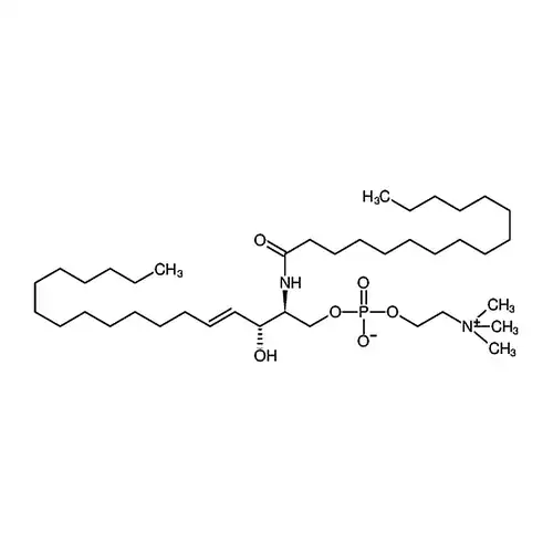 N-棕榈酰-D-赤型鞘氨酰фосфорная кислота胆碱e