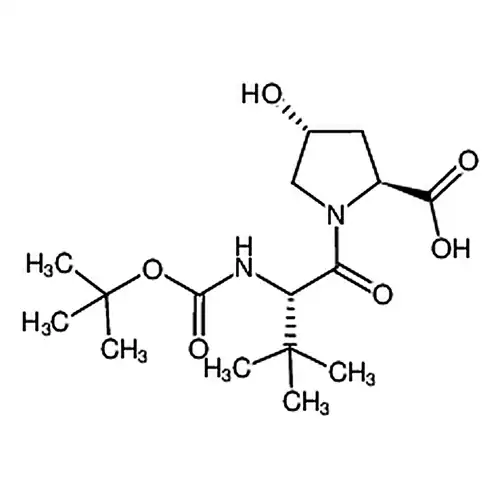(2S,4R)-1-((S)-2-((叔부틸산소羰基)아미노)-3,3-디메틸부티릴)-4-히드록시피롤알칸-2-羧산