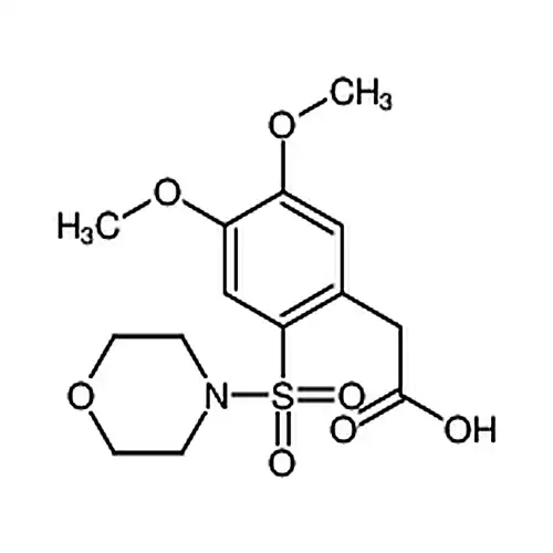 2-(4，5-二メチル酸素基-2-(吗啉磺酰基)フェニル)酢酸
