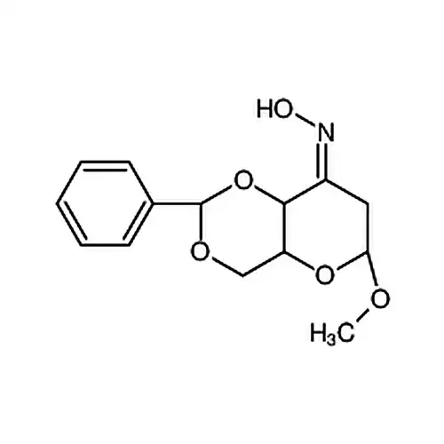 メチル-4,6-O-ベンゼン亚メチル-2-脱酸素-&alpha;-D-赤-ヘキシルフラン核糖苷-3-ケトン肟