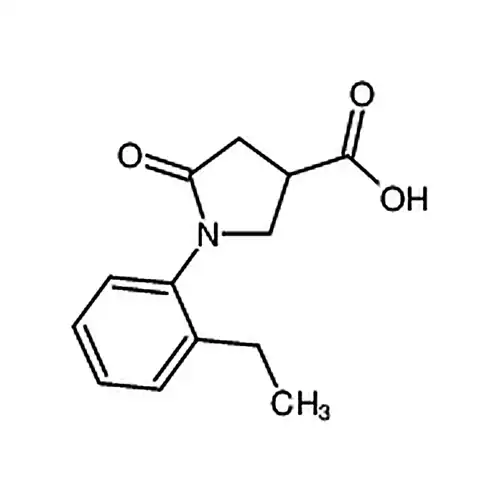 1-(2-этилфенил)-5-кислорода代пирролалкан-3-羧кислота