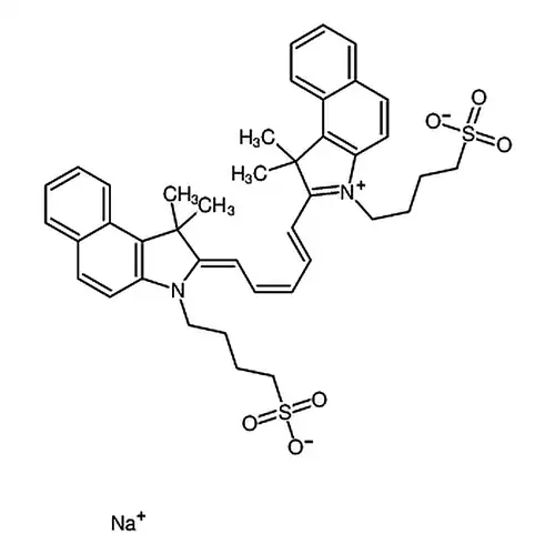 3,3,3',3'-四メチル-1,1'-双(4-磺ブチル基)ベンゼン并インドール二炭素菁ナトリウム