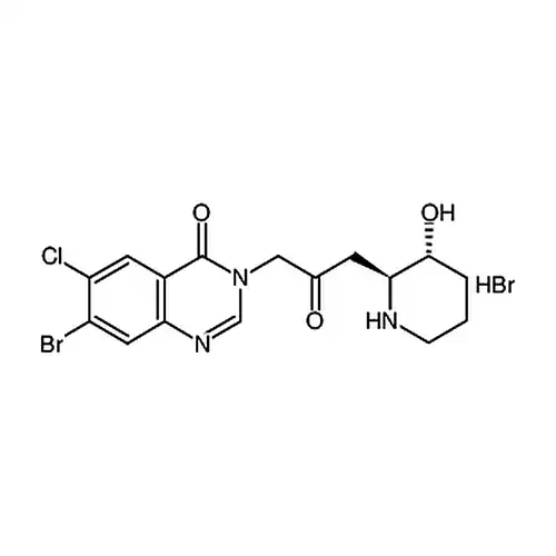 7-Bromo-6-chloro-3-(3-((2S,3R)-rel-3-hydroxypiperidin-2-yl)-2-oxopropyl)quinazolin-4(3H)-one hydrobromide