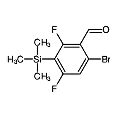 6-브롬-2，4-二불소-3-(三메틸규소알칸基)벤젠포름알데히드