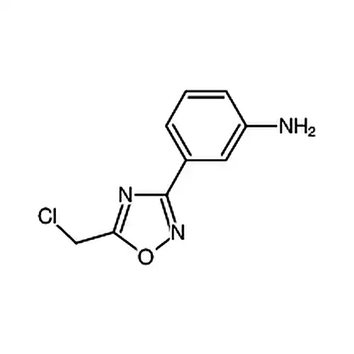 3-(5-(Chloromethyl)-1，2，4-oxadiazol-3-yl)aniline
