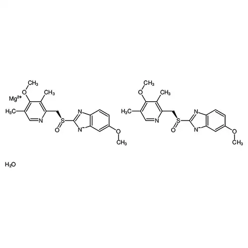 (T-4)-BIS[5-METHOXY-2-[(S)-[(4-METHOXY-3，5-DIMETHYL-2-PYRIDINYL)METHYL]SULFINYL]-1H-BENZIMIDAZOLATO]MAGNESIUM 水和物