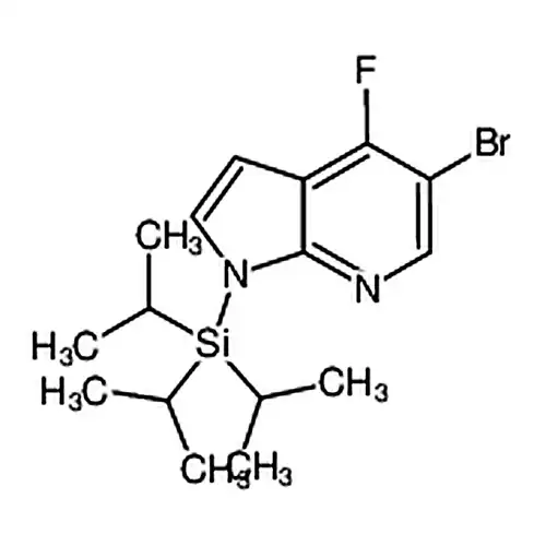 5-브롬-4-불소-1-(三이소프로필규소알칸基)-1H-피롤并[2，3-b]피리딘