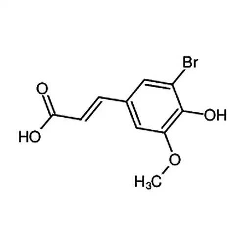 3-(3-Bromo-4-hydroxy-5-methoxyphenyl)acrylic acid(predominantly trans)