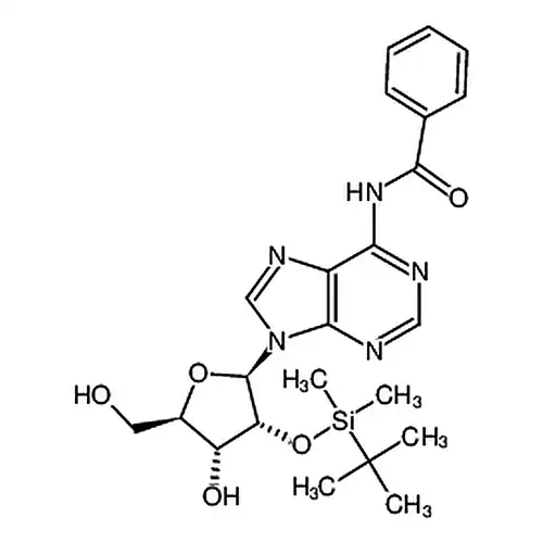 N-(9-((2R,3R,4R,5R)-3-((трет-бутилдиметилкремнияалкан基)кислорода基)-4-гидрокси-5-(羟метил)тетрагидрофуран-2-基)-9H-пурин-6-基)бензоиламин